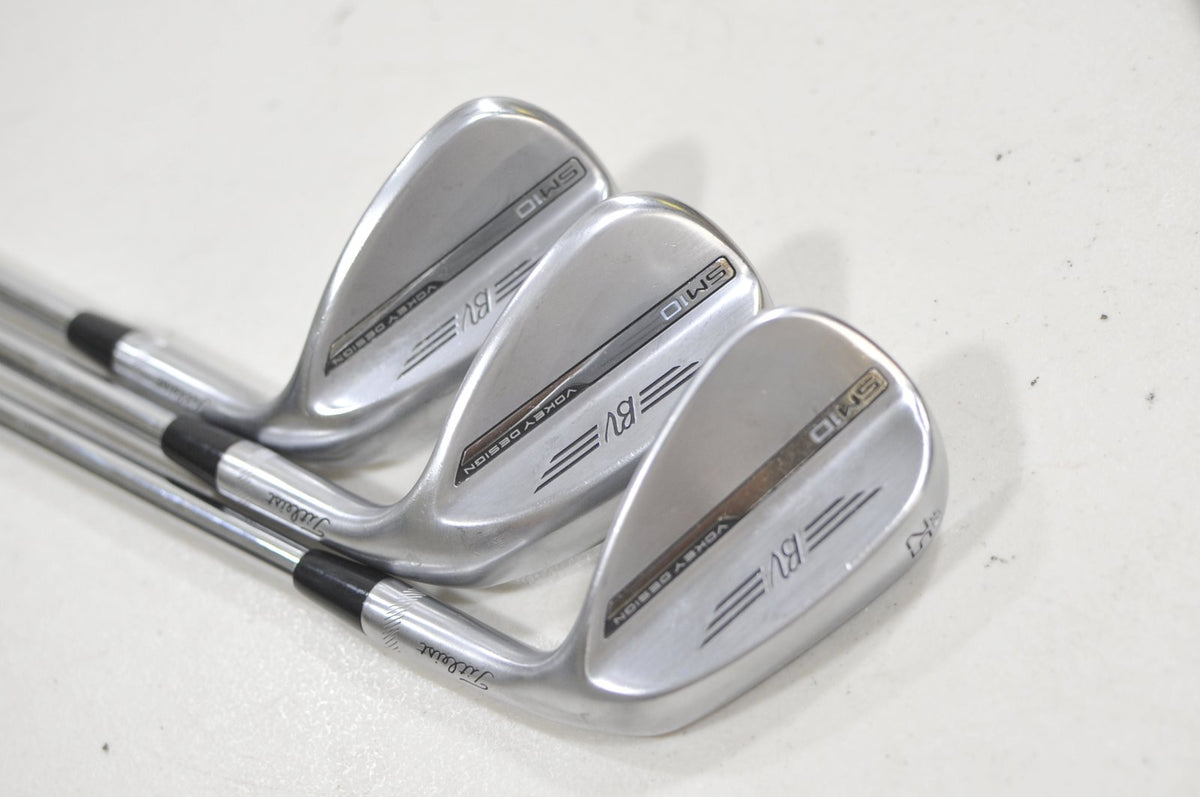 Titleist Vokey SM10 Tour Chrome 52°, 56°, 60° Wedge Set Right BV Steel #230334