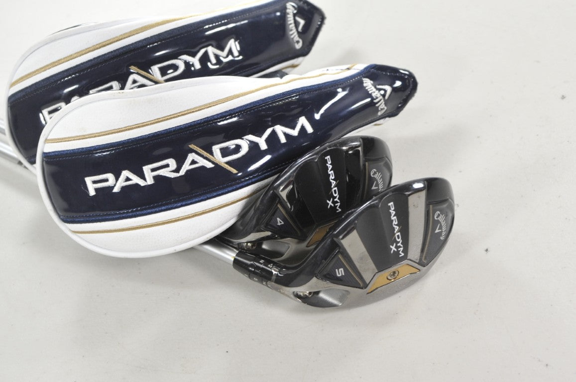 Callaway Paradym X 4 and 5 Hybrid Set Senior Flex RH Ascent 50g Graphite #222608