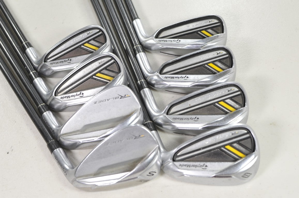 TaylorMade RocketBladez 5-PW,AW,SW Iron Set Regular Flex RH 65g Graphite #220076