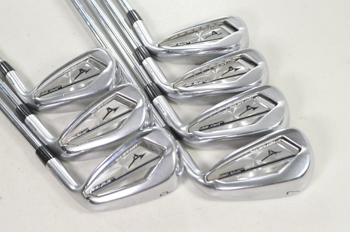 Mizuno JPX 921 Hot Metal 4-PW Iron Set Stiff Flex KBS $-Taper 120 Steel # 220119