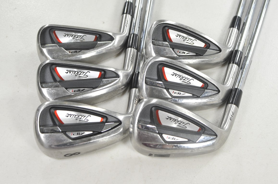 LEFT HAND Titleist 714 AP1 6-PW,W Iron Set Regular Flex XP 95 R300 Steel #223006