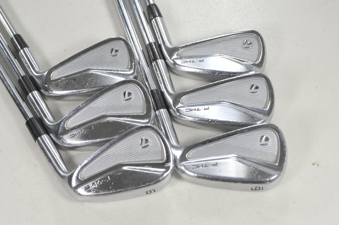 TaylorMade P7MC 2020 4-9 Iron Set X-Stiff Flex Project X Rifle 6.5 Steel #222687