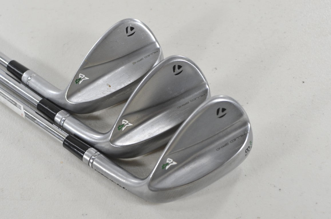 TaylorMade Milled Grind 4 Raw 50*,54*,58* Wedge Set DG Wedge Flex Steel # 224445