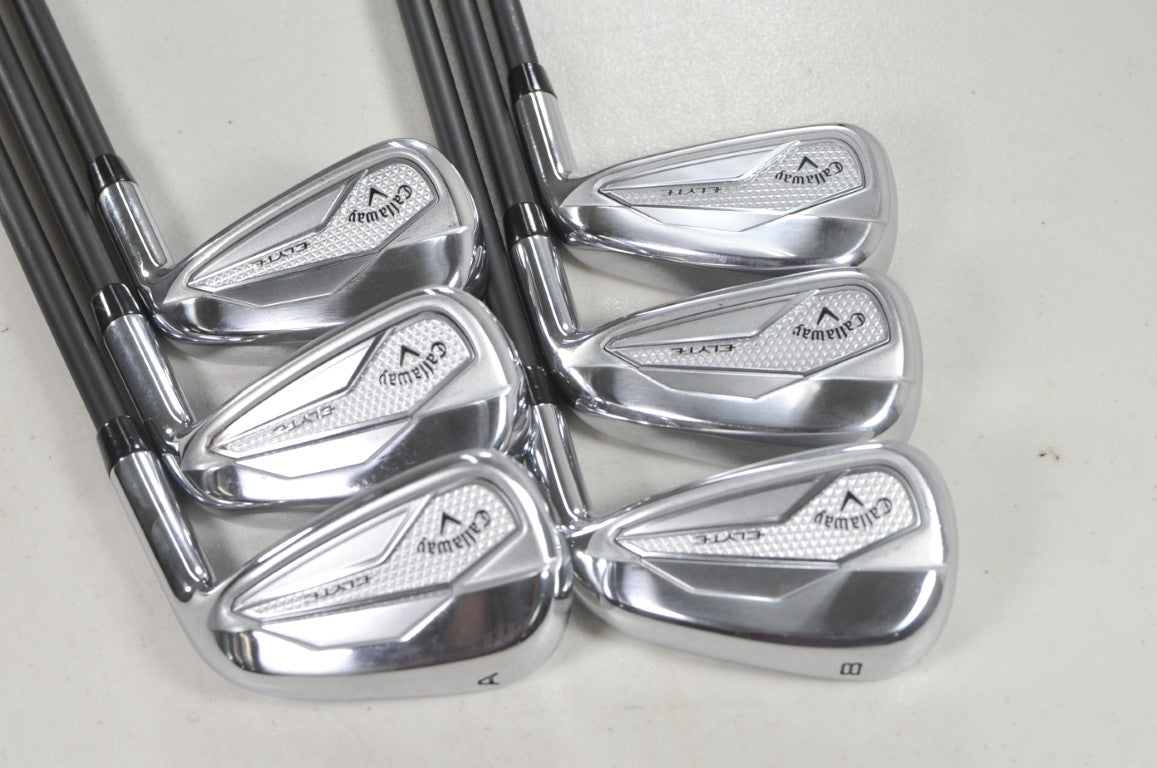 Callaway Elyte 6-PW,AW Iron Set Senior Flex Right Vanquish 4 R2 Graphite #222605