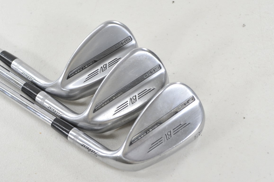 Titleist Vokey SM10 Tour Chrome 50*, 54*, 58* Wedge Set RH NS Pro Steel #224174