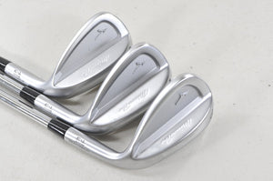 Mizuno Pro T-3 White Satin 52*, 54*, 60* Wedge Set KBS Hi-Rev 2.0 Steel #224164