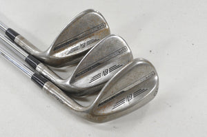 Titleist Vokey SM10 Raw 48*, 54*, 60* Wedge Set RH AMT Black S300 Steel #224544