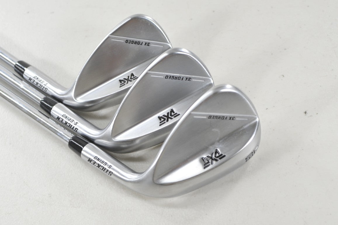 PXG Stick Em 3x Forged 50*, 56*, 60* Wedge Set Right DG S400 Stiff Steel #224165