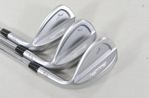 Mizuno Pro T-3 White Satin 50*,56*,60* Wedge Set Rifle 6.5 X-Stiff Steel #224161