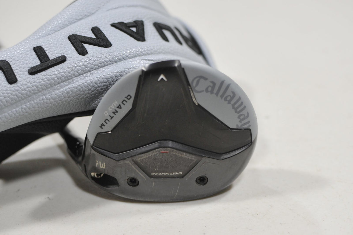 Callaway Quantum Max D 3-16.5° Fairway Wood Senior Flex RH Vanquish R2 #230349