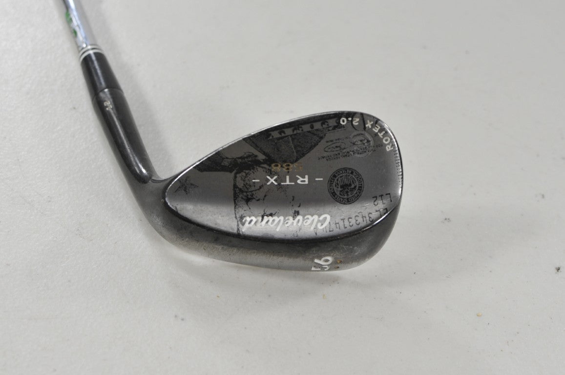 Cleveland CUSTOM 588 RTX 2.0 Black Satin 56*-12 Wedge Right Steel #224645