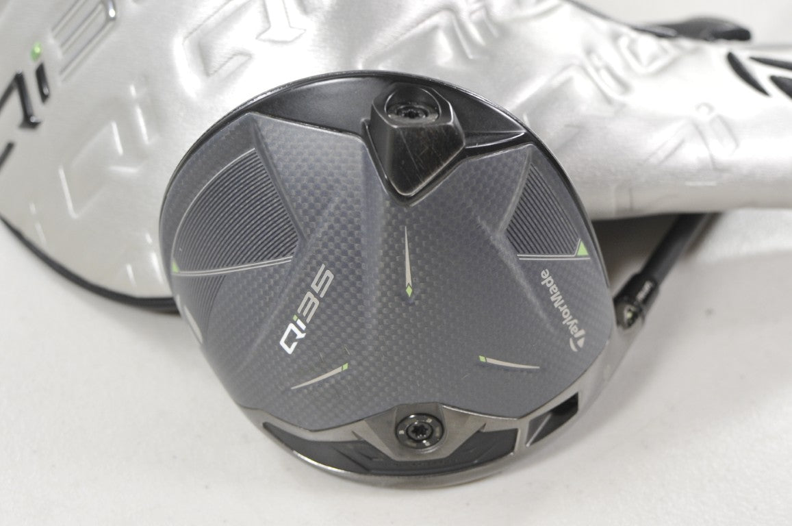 LEFT HANDED TaylorMade Qi35 10.5* Driver Stiff Flex HZRDUS Black 6.0 60g #221494