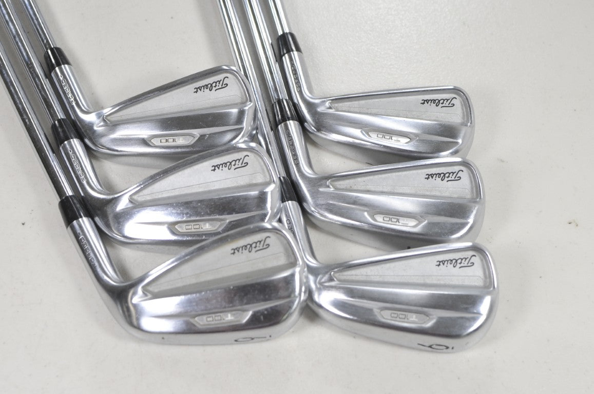 Titleist T100 2021 4-9 Iron Set Stiff Flex Project X LZ 6.0 120g Steel # 222812