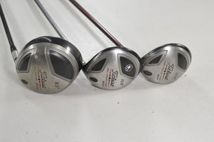 Titleist 983E 9.5* Driver, 980F 3 and 5 Fairway Woods Set Stiff/Regular # 222891