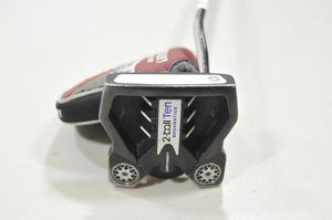 Odyssey Ten 2-Ball Tour Lined Broomstick 46" Putter RH Steel with Cover #229122