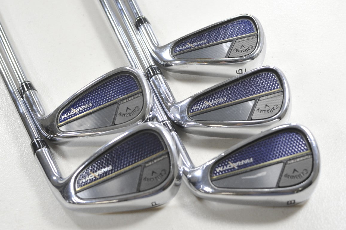 Callaway Paradym 6-PW Iron Set Stiff Flex Right Elevate MPH 95g Steel # 217891
