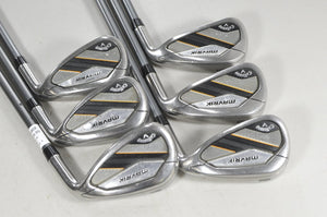 Callaway Mavrik 6-PW,AW Iron Set Regular Flex Catalyst 5.5 65g Graphite #225808