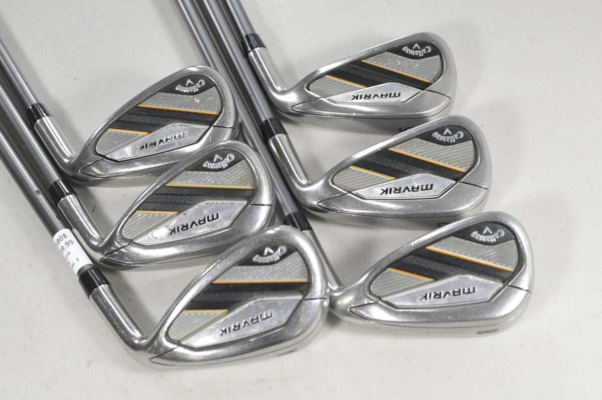 Callaway Mavrik 6-PW,AW Iron Set Regular Flex Catalyst 5.5 65g Graphite #225808