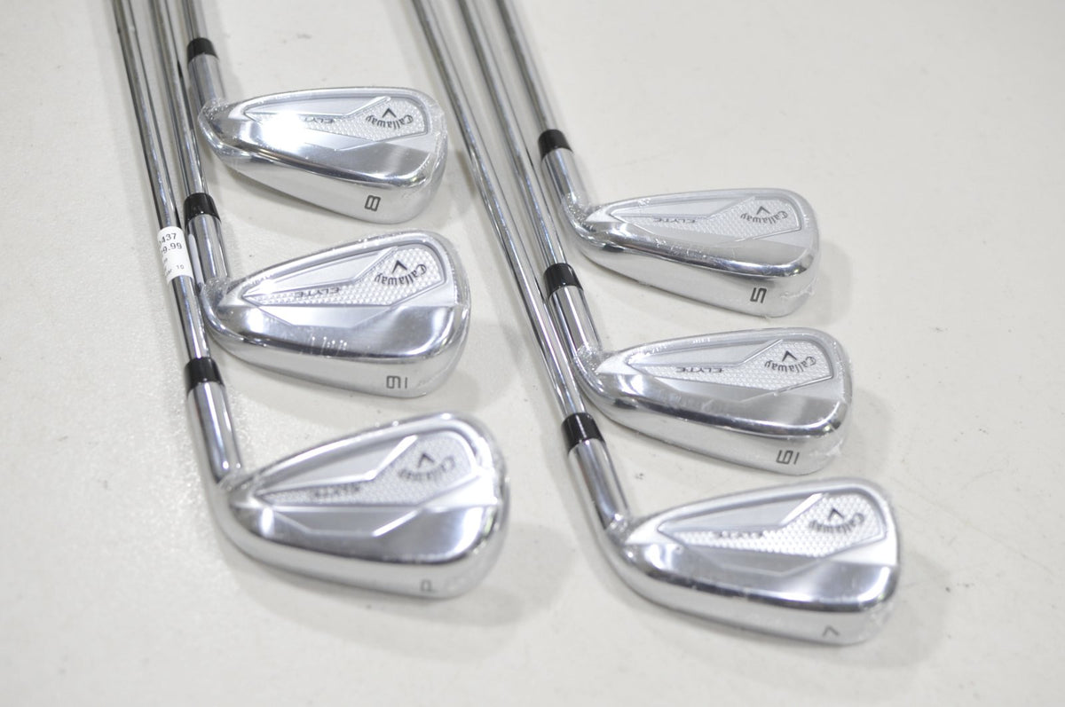 Callaway Elyte 5-PW Iron Set Regular Flex Right Vector 80g Steel New #230437
