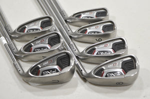 Ping G20 5-W, UW Iron Set Regular Flex Black Dot Right CFS Steel #229222
