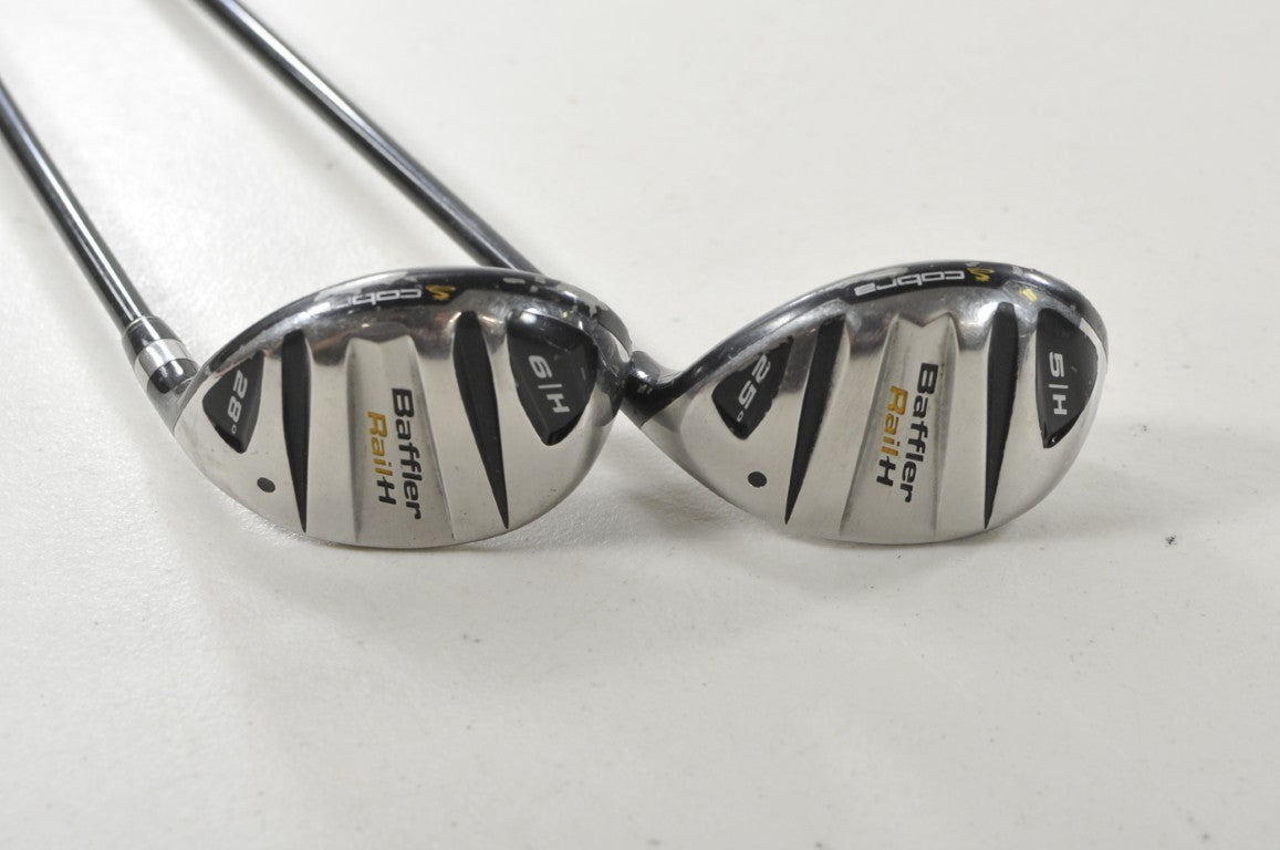 Cobra Baffler Rail H 5-25* and 6-28* Hybrid Set Regular Flex Graphite #224809
