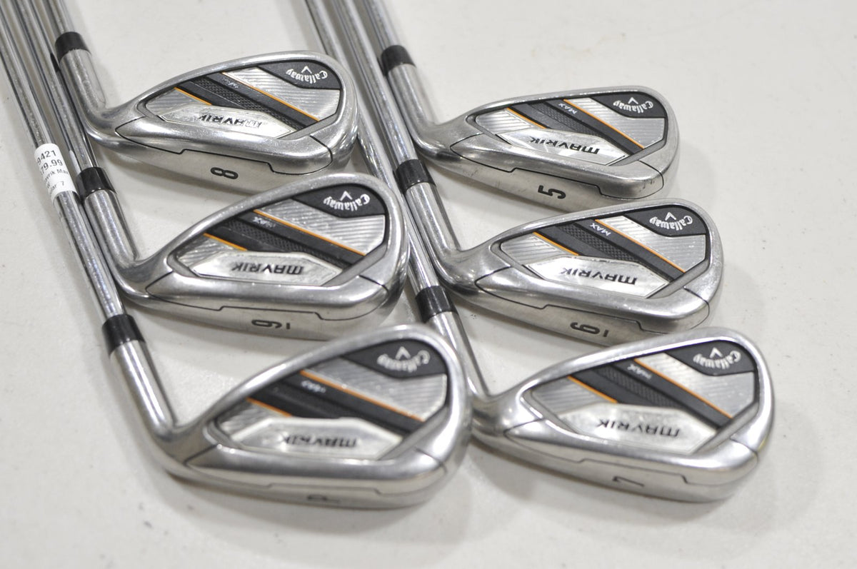 Callaway Mavrik Max 5-PW Iron Set Regular Flex Right KBS Max 80g Steel #229421
