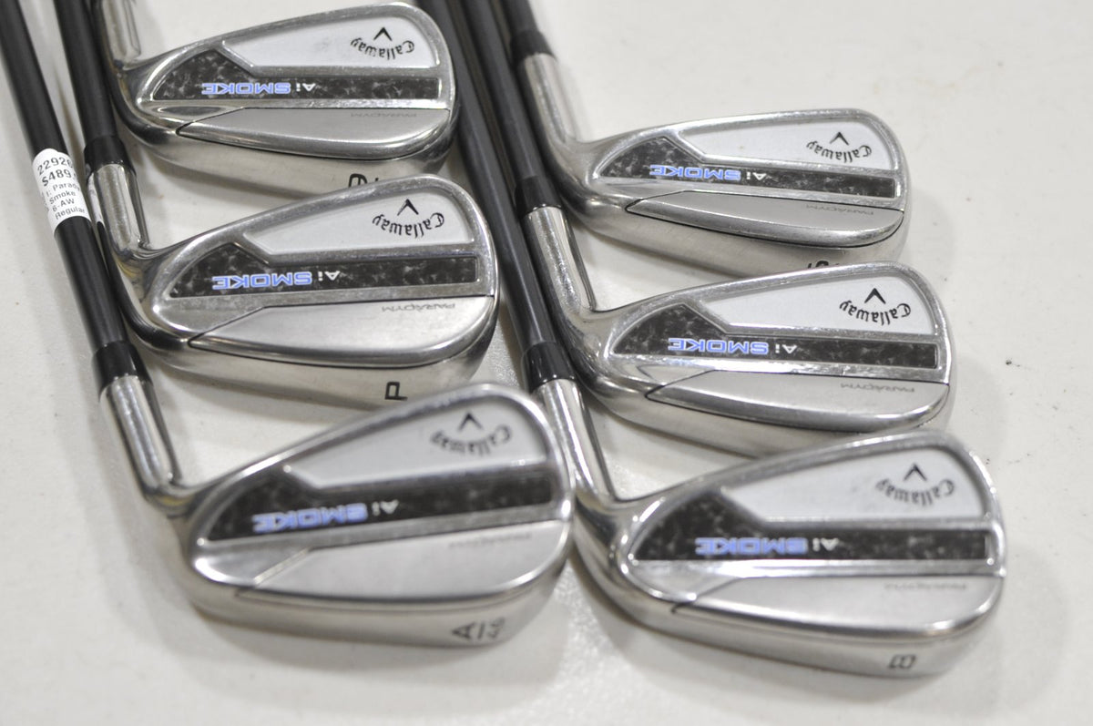 Callaway Paradym Ai Smoke 6-PW, AW Iron Set Regular RH Cypher Sixty 5.5 #229266