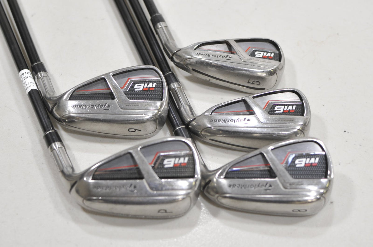 TaylorMade M6 5-6, 8-PW Iron Set Regular 60g Right Atmos Graphite #229102