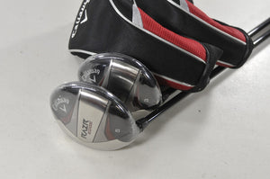 LEFT HANDED Callaway RAZR Edge 3 and 5 Fairway Wood Set Regular Graphite #224817