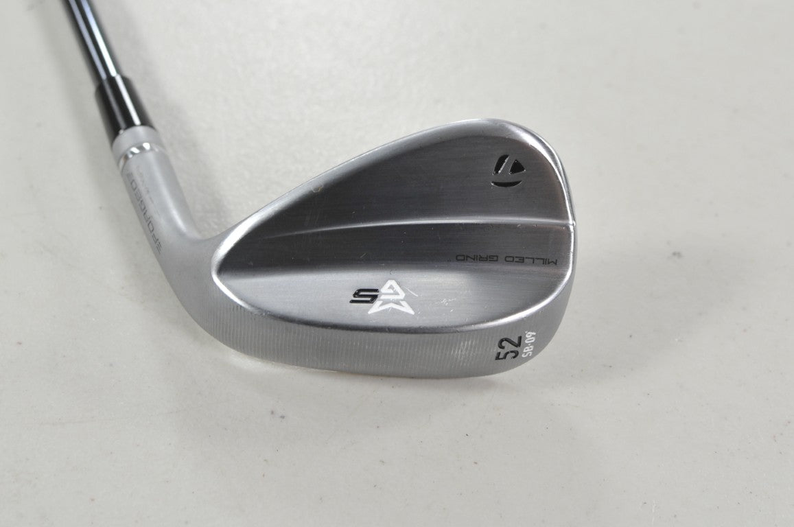 TaylorMade Milled Grind 5 Chrome 52*-09 Wedge Recoil Dart 80g Graphite # 222993
