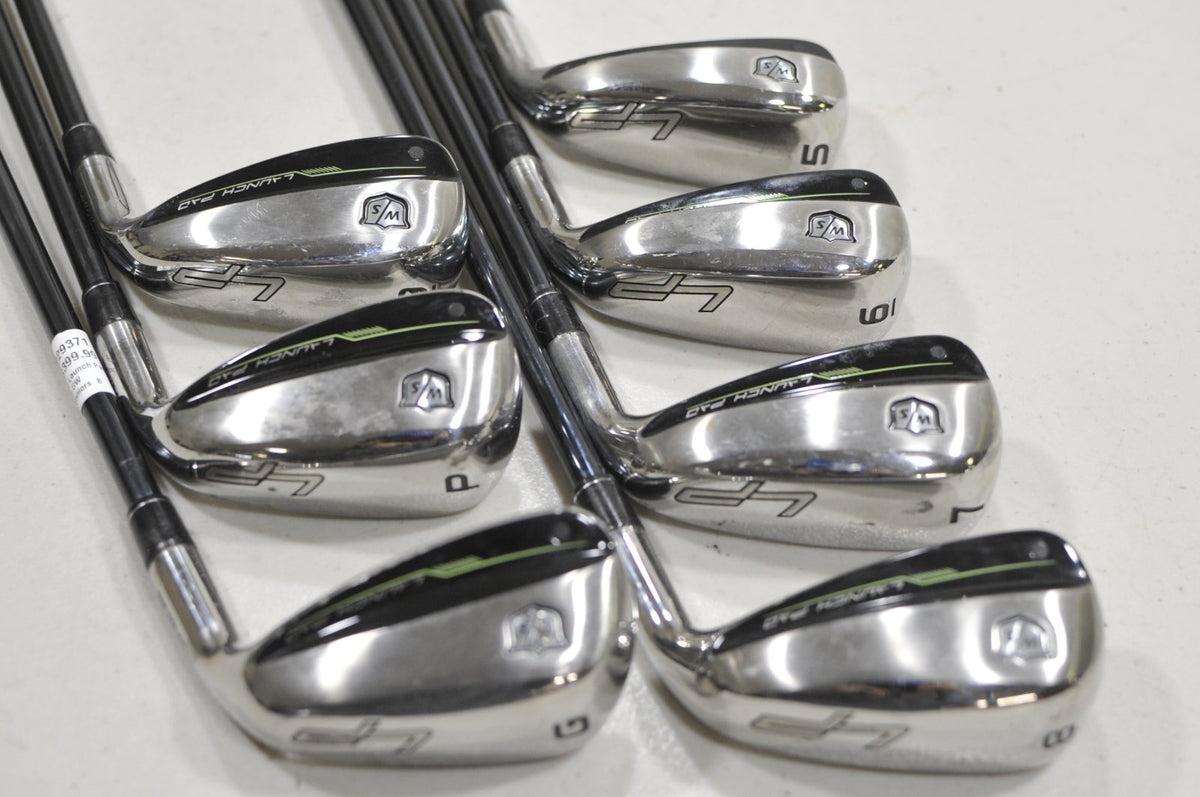 Wilson Launch Pad 2 5-PW, GW Iron Set Senior RH Recoil Dart F2 65g #229371