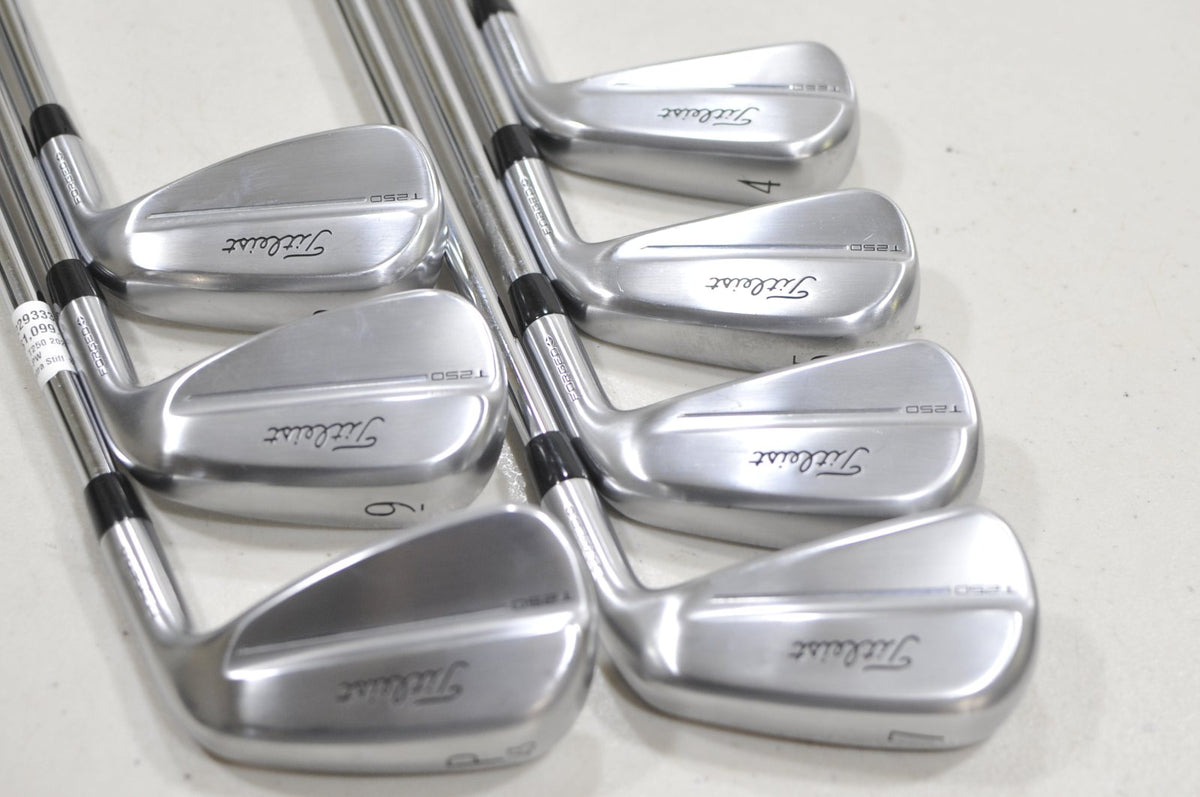 Titleist T250 2025 4-PW Iron Set X-Stiff Flex Right Rifle 6.5 Steel #229333
