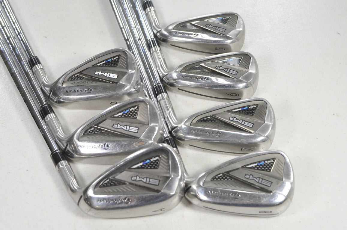TaylorMade SIM2 Max 5-PW,AW Iron Set X-Stiff NS Pro Modus3 Tour RH Steel #221562
