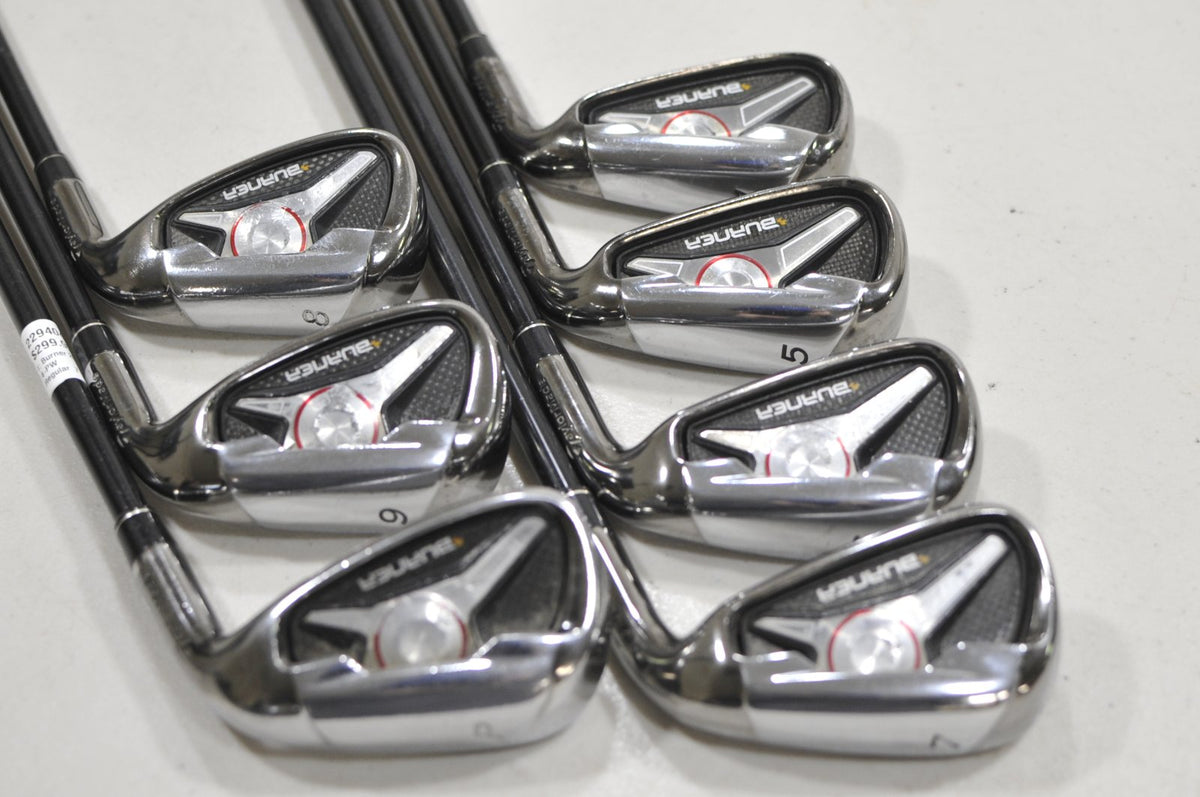 TaylorMade Burner 2009 4-PW Iron Set Regular Flex RH REAX 65g Graphite #229404