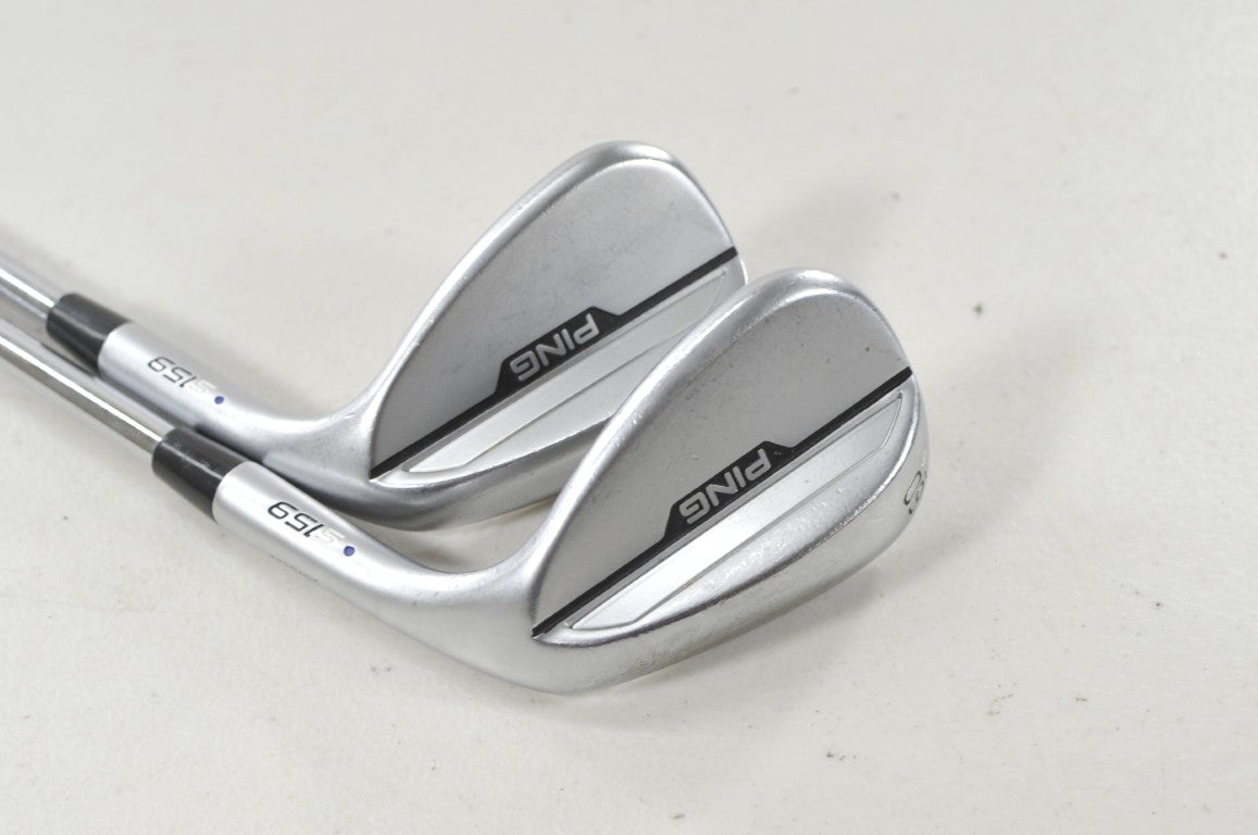 Ping S159 Chrome 54*, 60* Wedge Set Blue Dot RH Z-Z115 Wedge Flex Steel #224766