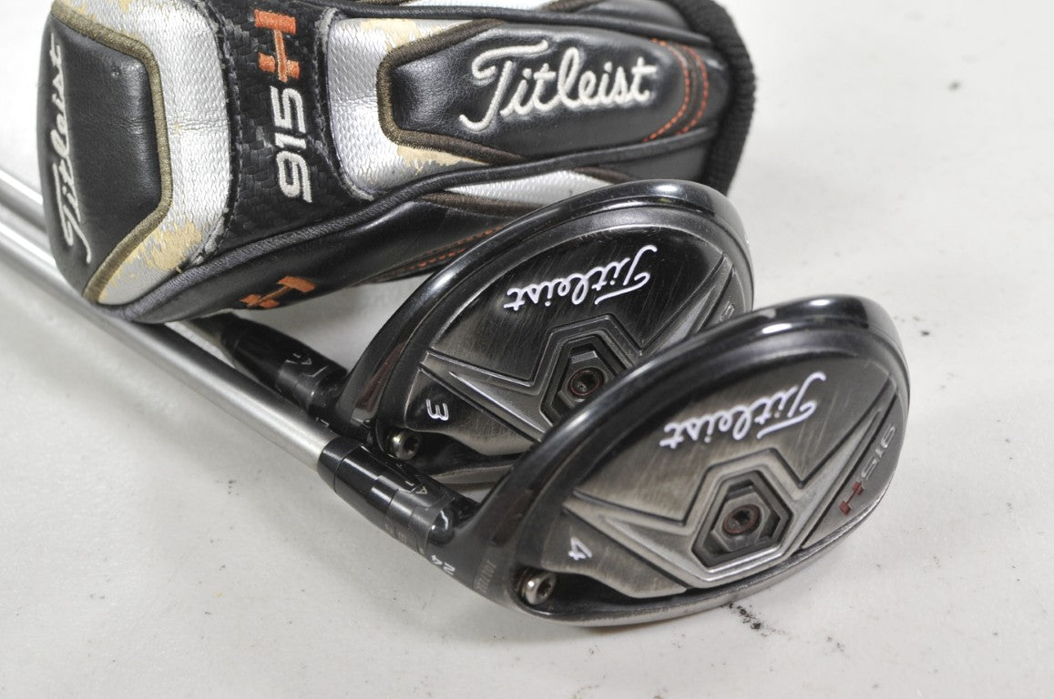 Titleist 915H 3-21* and 4-24* Hybrid Set Regular Flex Diamana Graphite #219760