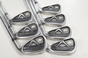 Callaway X2 Hot Pro 4-PW Iron Set Stiff Flex Right DG S400 Steel # 221338
