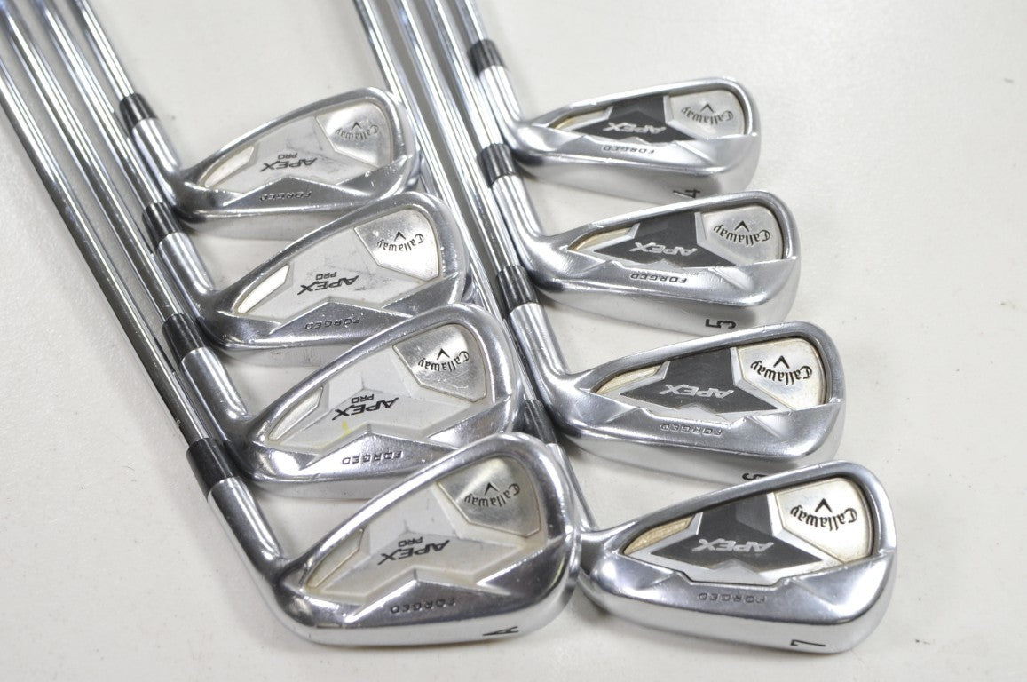Callaway Apex Pro 19/CF 19 Combo 4-PW,AW Iron Set Stiff Flex RH Steel # 221375
