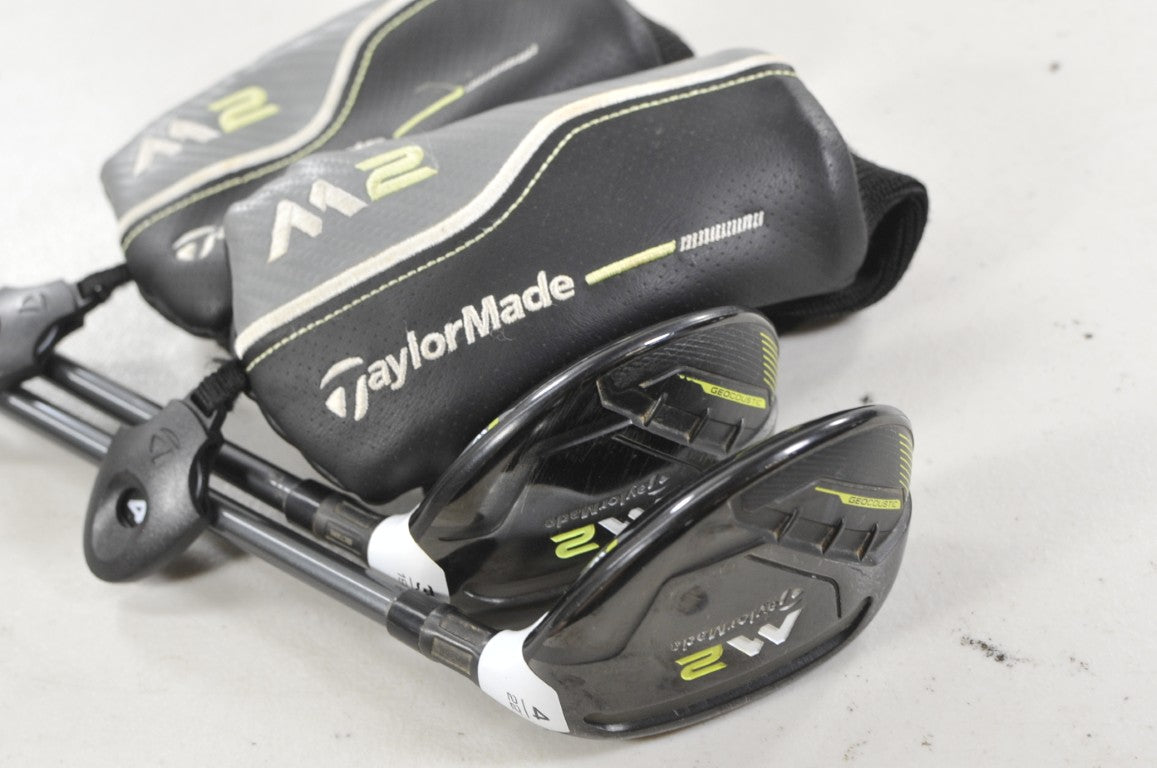 TaylorMade M2 Rescue 2017 3 and 4 Hybrid Set Regular Flex REAX Graphite #219719