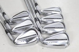 Cobra King Tec X 2025 5-PW,GW Iron Set Stiff Flex KBS Tour Lite Steel # 221598
