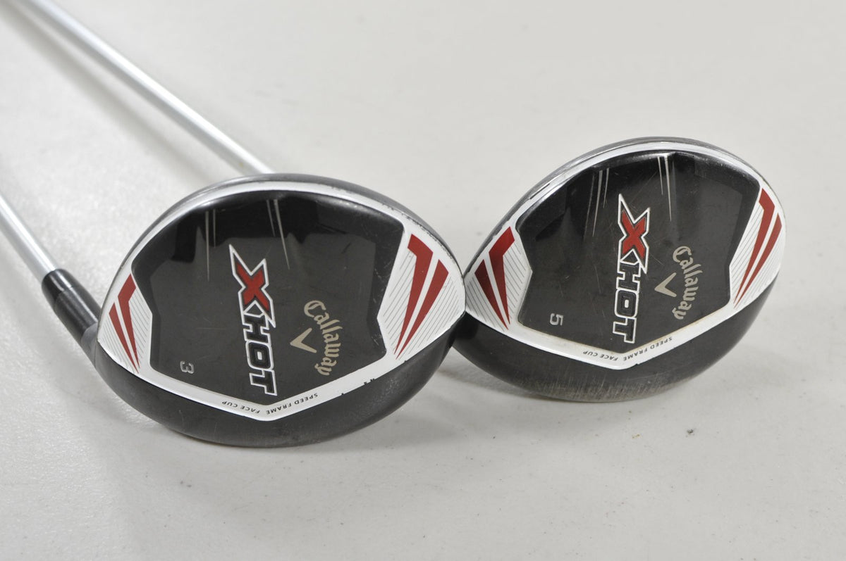 Callaway X Hot 2013 3 and 5 Fairway Wood Set Regular Flex RH Graphite #226252