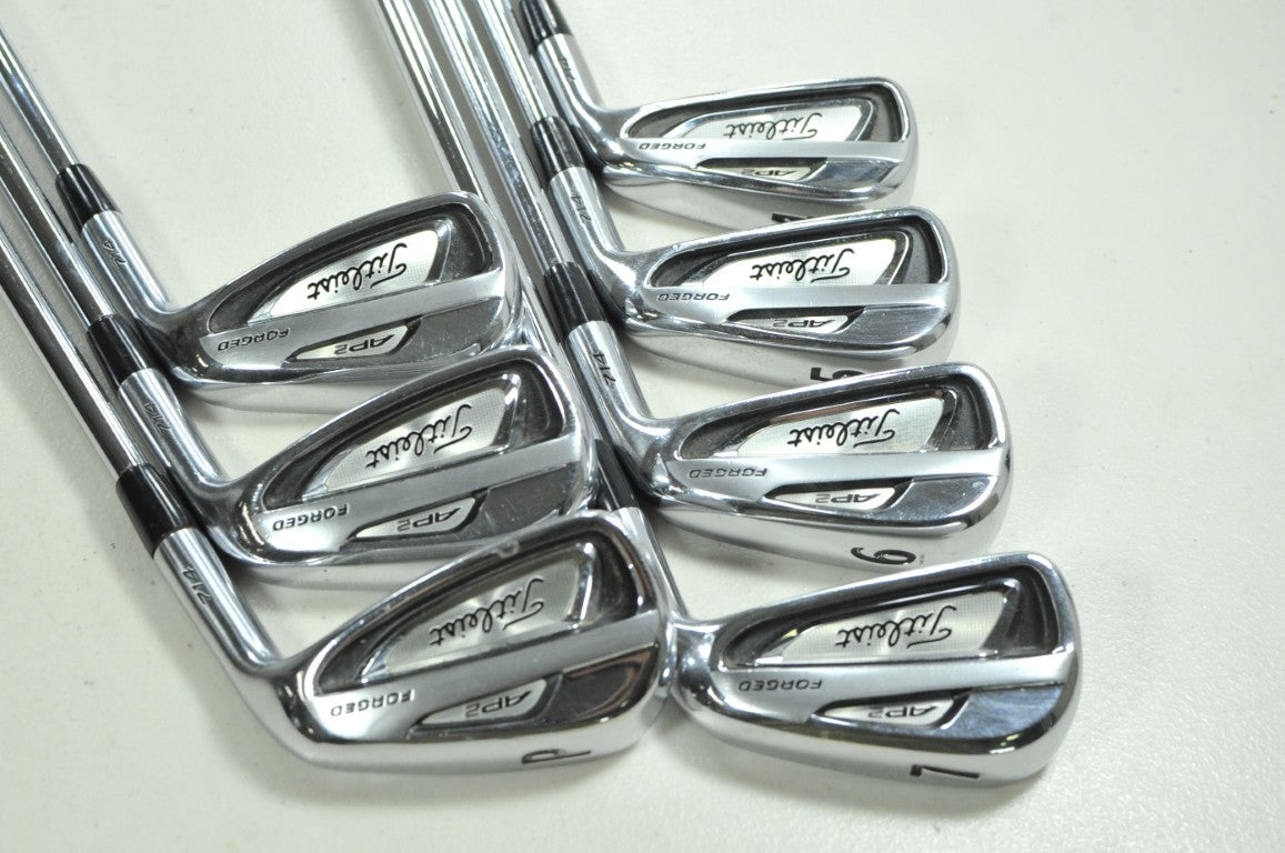 Titleist 714 AP2 4-PW Iron Set X-Stiff Flex Right NS Pro Modus3 Steel # 203996