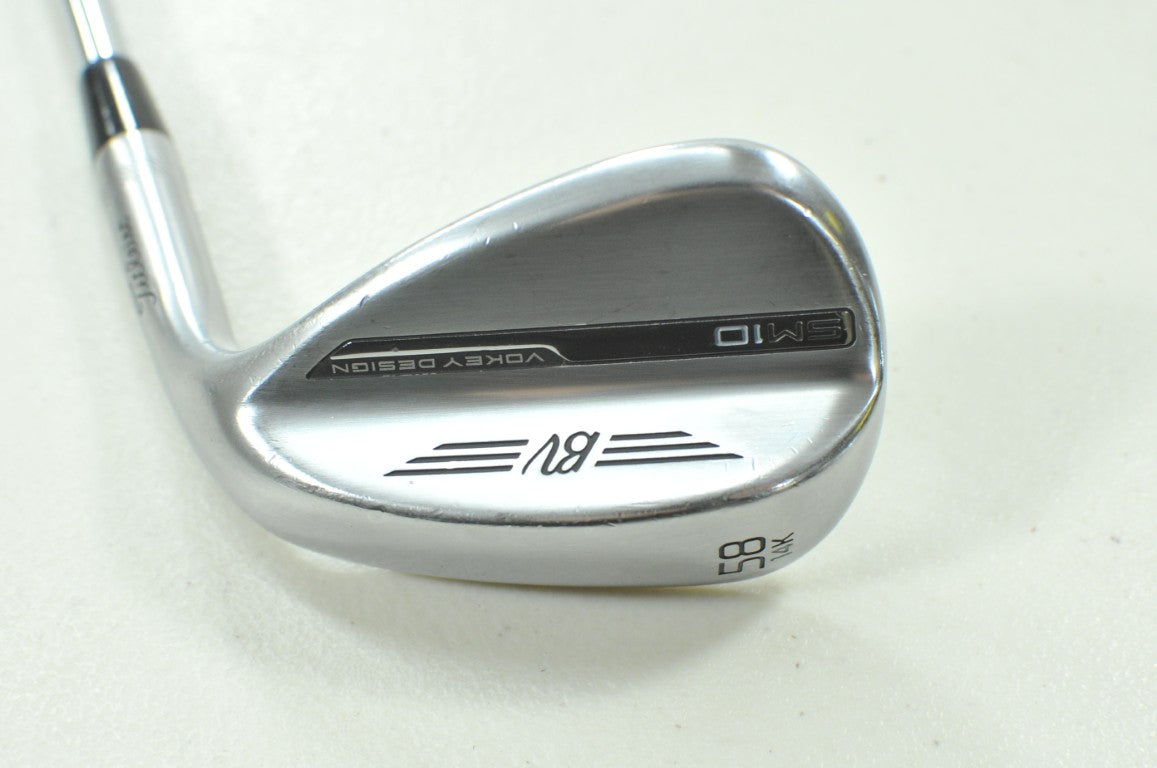 Titleist Vokey SM10 Tour Chrome 58*-14K Wedge Right BV Wedge Flex Steel #211059