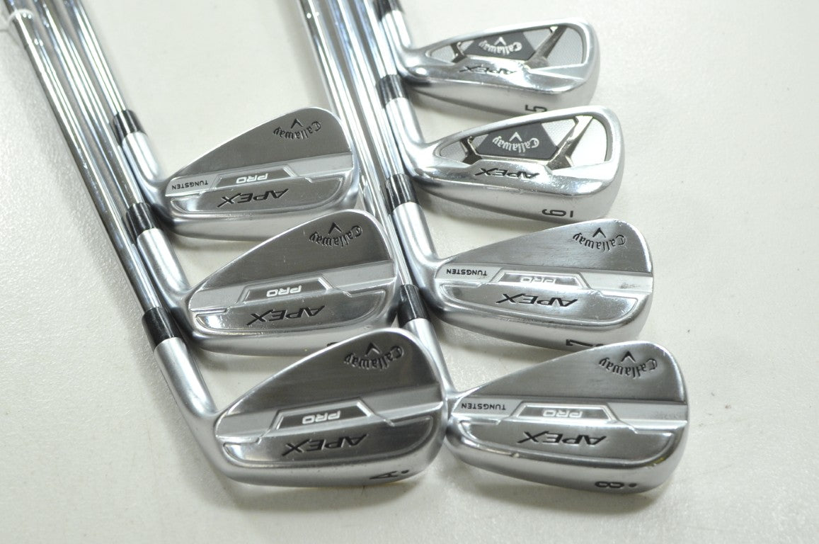 Callaway Apex 21/Apex Pro 21 Combo 5-PW,AW Iron Set RH Stiff Flex Steel # 211038
