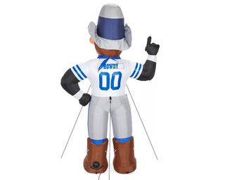 Dallas Cowboys NFL 7FT Rowdy Inflatable Mascot w/ Stakes  New In Box