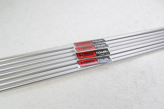 KBS C-Taper 110 Satin Chrome Finish 4-W Regular Flex Iron Shafts .355 169541