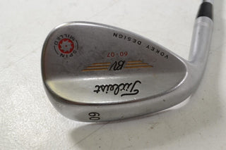 LEFT HANDED Titleist Vokey Spin Milled 2009 Tour Chrome 60* Wedge Steel #170373