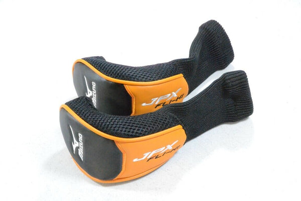 Mizuno 2013 JPX Fli-Hi 3 and 4 Hybrid Headcover Set Black and Orange